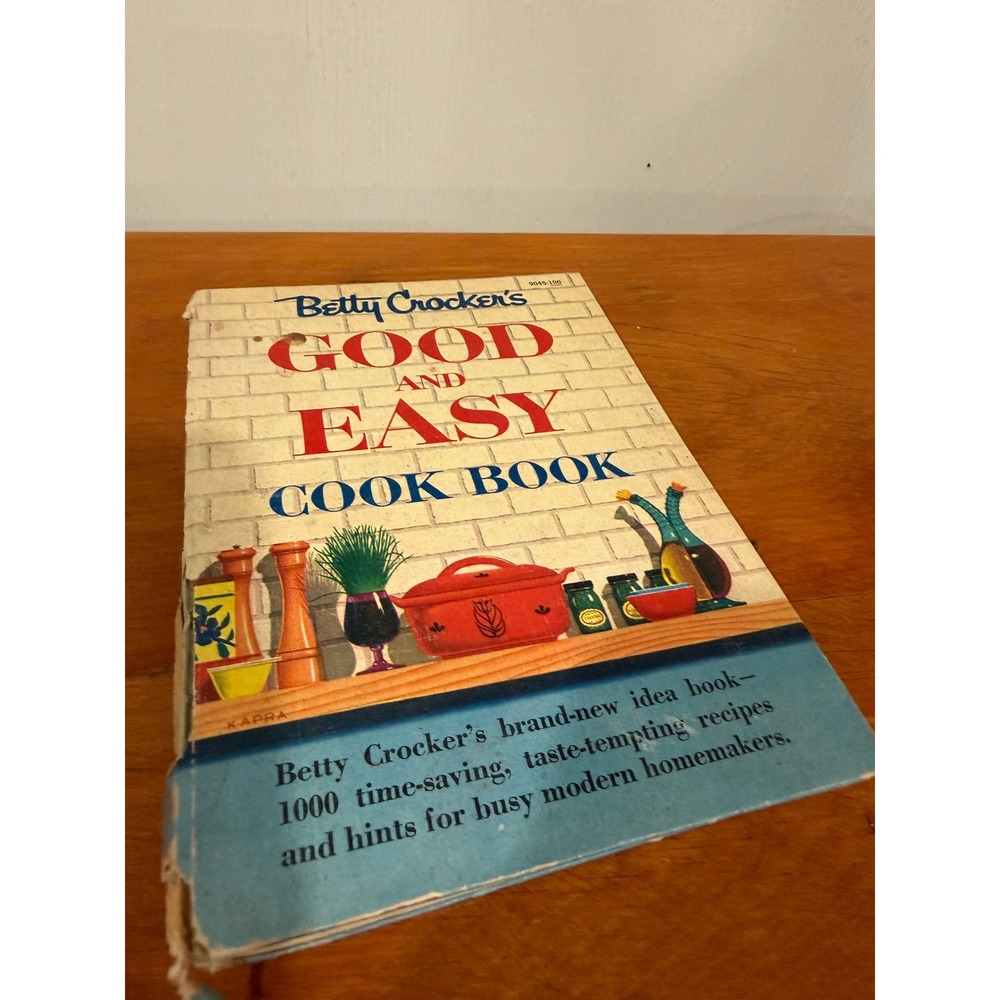 Vintage 1954 Betty Crocker Good and Easy Cook Book First Edition 10th Printing